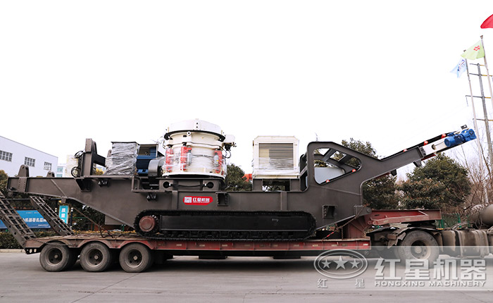 紅星記實（十五）助力礦山綠化，環(huán)保一體式移動碎沙機走進大別山