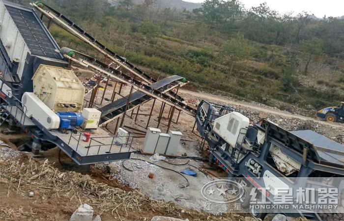 可行走式碎石機油電兩用