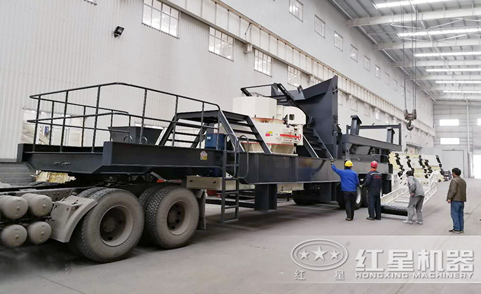 移動式制砂機靈活生產(chǎn)