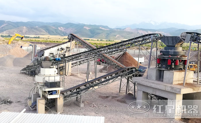 尾礦制砂現(xiàn)場(chǎng)