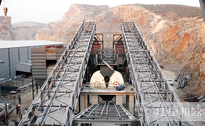 破碎建筑磚塊和混凝土采用800x600錘式破碎機(jī)效果好嗎