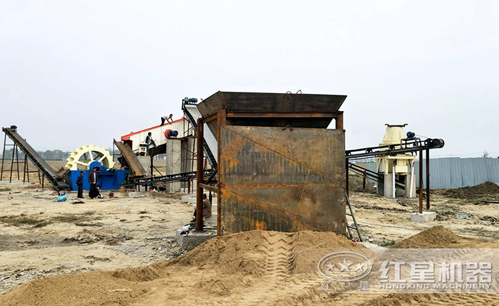 時(shí)產(chǎn)200噸簡(jiǎn)單的風(fēng)化砂制沙生產(chǎn)線(xiàn)-精工制造，力保品質(zhì)