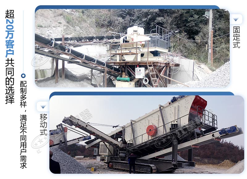 不同類(lèi)型的沙子生產(chǎn)線(xiàn)配置