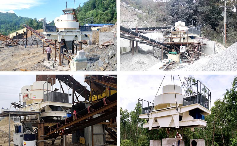 建筑用砂制砂機客戶現(xiàn)場