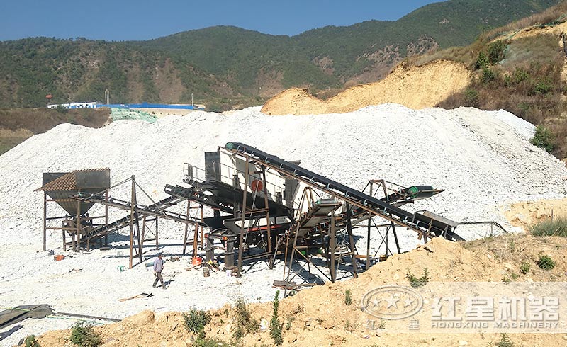 制砂碎石一體機加工現場實拍