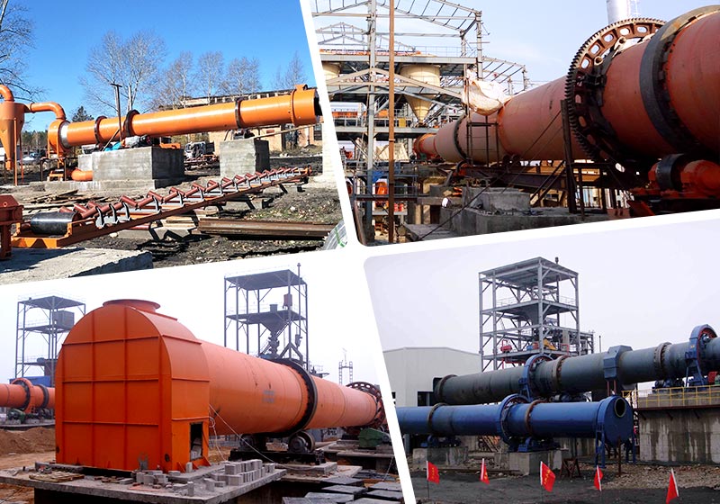 沙子轉(zhuǎn)筒烘干機(jī)客戶現(xiàn)場(chǎng)