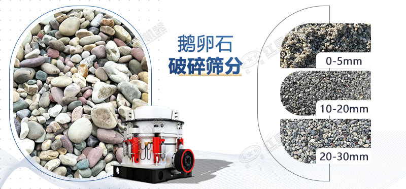 破碎鵝卵石用什么破碎機(jī)效果好，價格大概多少錢？