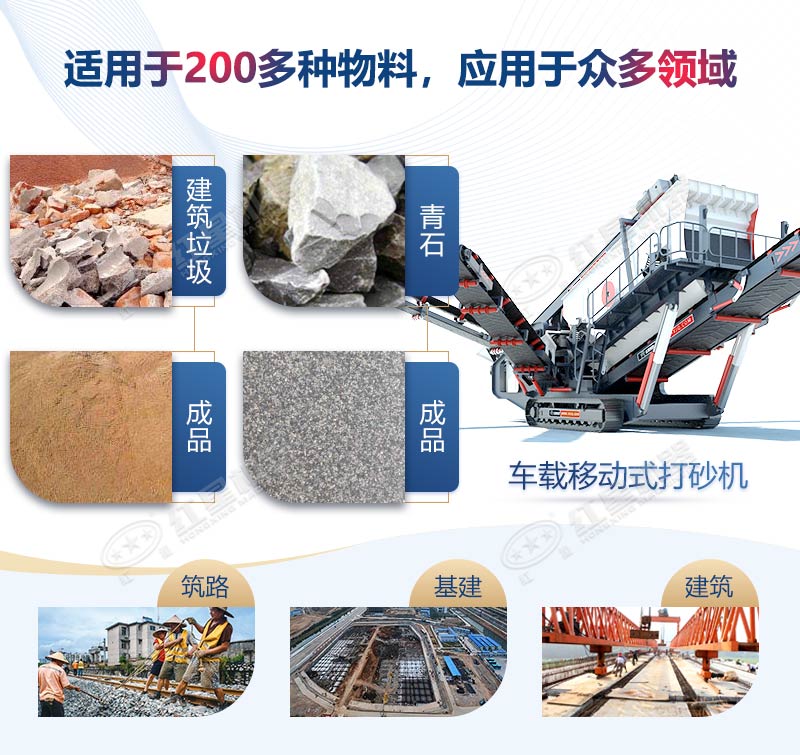 車載移動式打砂機應(yīng)用范圍廣