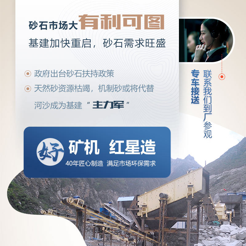 開個(gè)小型機(jī)制砂廠大致投入多少錢？需要哪些設(shè)備