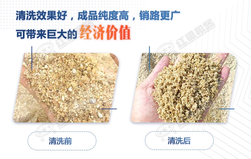 把砂石骨料清洗更干凈，就選時(shí)產(chǎn)150噸的水輪洗砂機(jī)