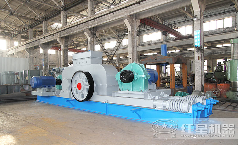 每小時(shí)5-110噸對(duì)輥制砂機(jī)（出料2-10公分）報(bào)價(jià)、現(xiàn)場(chǎng)視頻及廠家