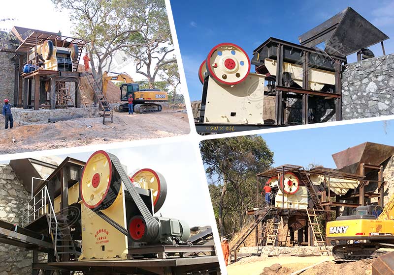 鐵合金破碎機(jī)現(xiàn)場