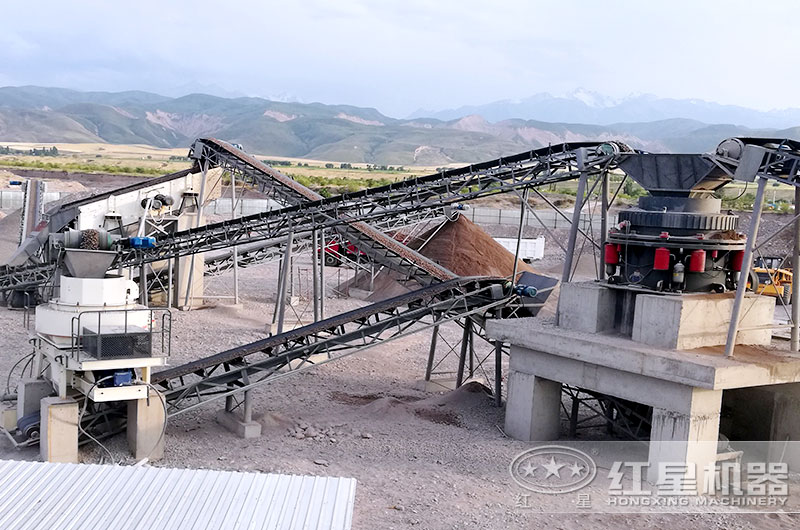 造沙機加工現(xiàn)場