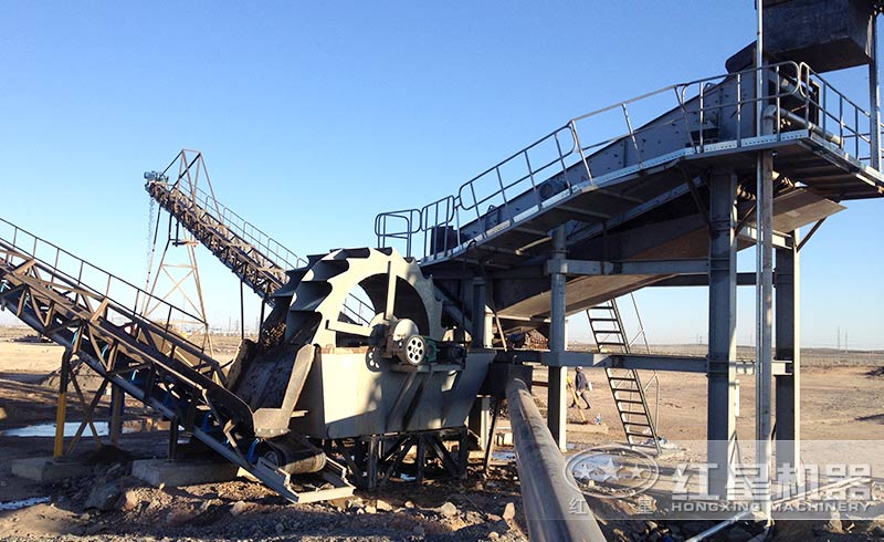 時產(chǎn)200噸石粉洗沙機設備—洗石粉的利器