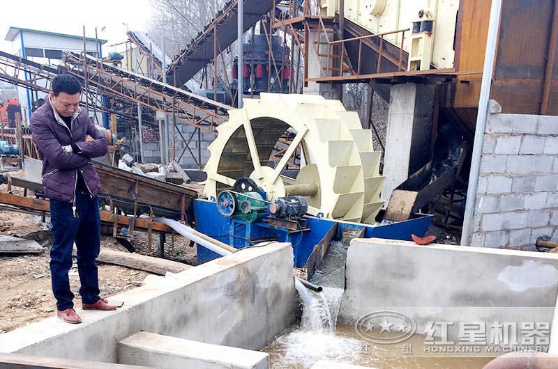 洗沙機作業(yè)現(xiàn)場