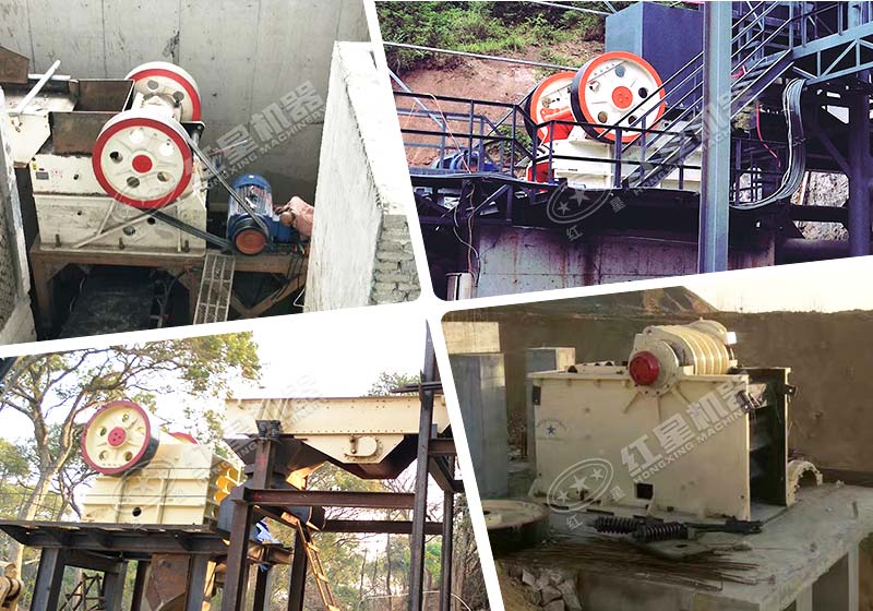 歐版顎式破碎機(jī)客戶現(xiàn)場