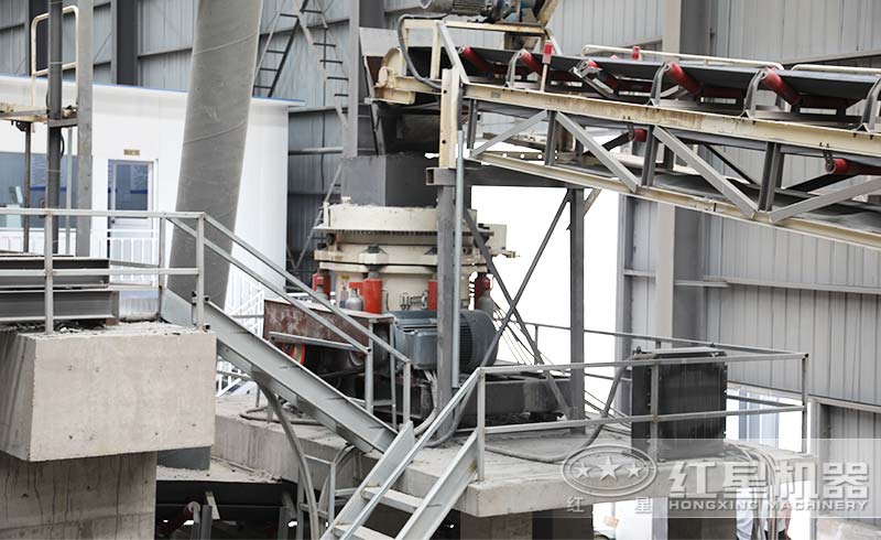 建筑垃圾圓錐破碎機(jī)案例介紹（紅星機(jī)器）