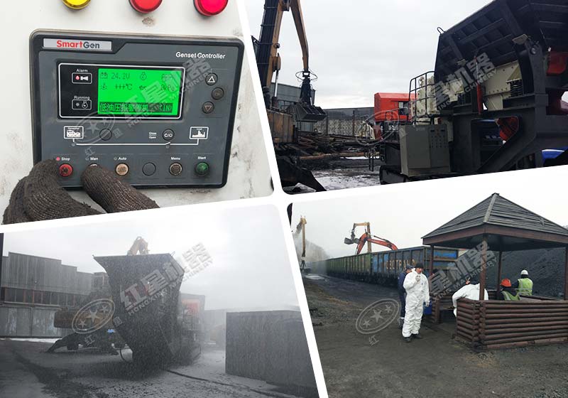 移動型柴油石頭粉碎機_輪式移動石頭粉碎機工作視頻