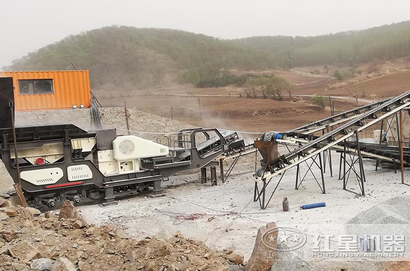 河北年產(chǎn)120萬噸移動式建筑垃圾破碎機(jī)現(xiàn)場配置及價格