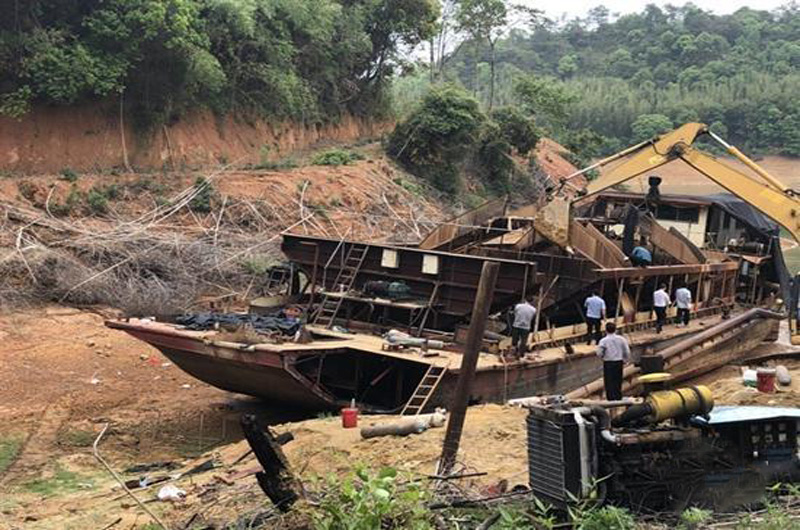 重拳整治非法采砂背景下，機(jī)制砂探尋生產(chǎn)新道路