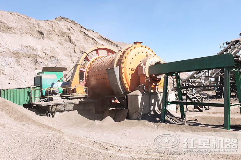 山東用戶制沙現(xiàn)場，出料成品質(zhì)量高