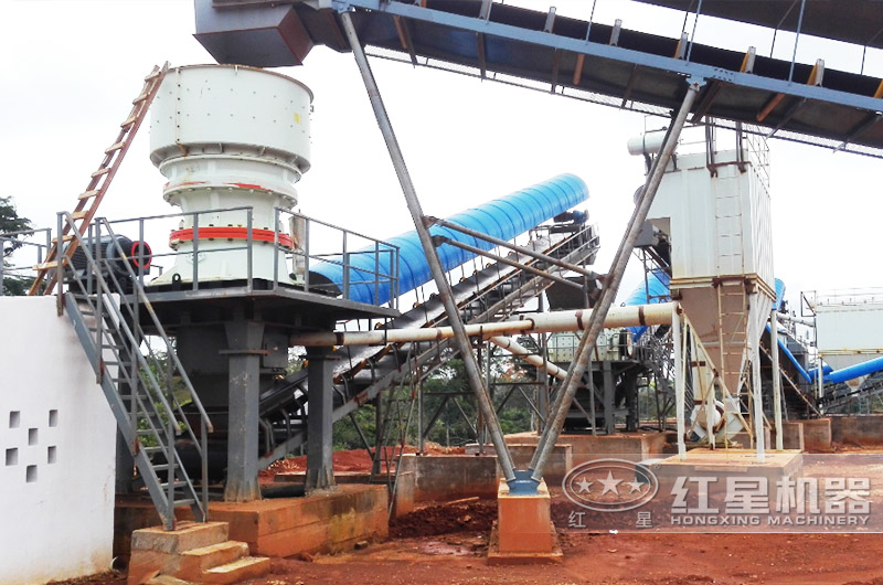 單缸圓錐破工作現(xiàn)場(chǎng)