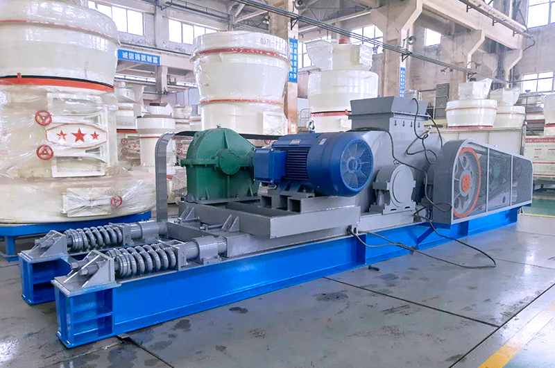 煤矸石的理想破碎設(shè)備找到了！對(duì)輥式破碎機(jī)現(xiàn)場(chǎng)作業(yè)“大顯神通”