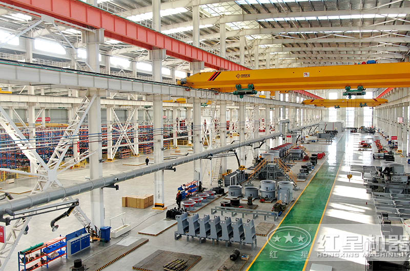 河南紅星破碎設備生產車間