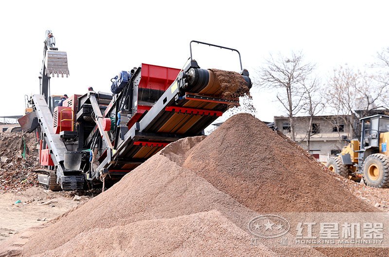 紅星履帶式移動破碎機 紅星履帶式移動破碎機