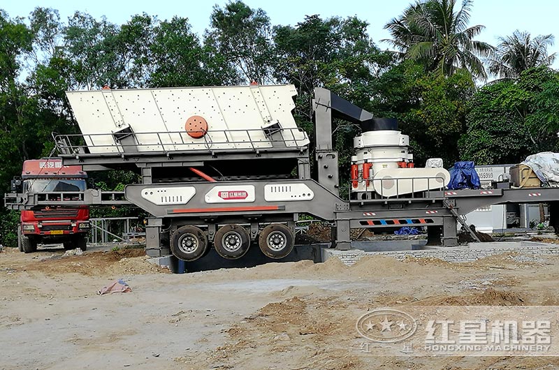 500圓錐破碎機(jī)產(chǎn)量如何？hp500圓錐破碎機(jī)作業(yè)視頻