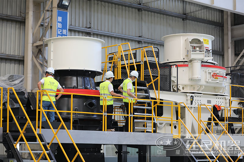 客戶參觀紅星圓錐破碎機 客戶參觀紅星圓錐破碎機