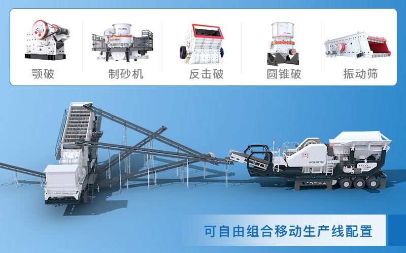 輪胎式移動破碎機設備配置