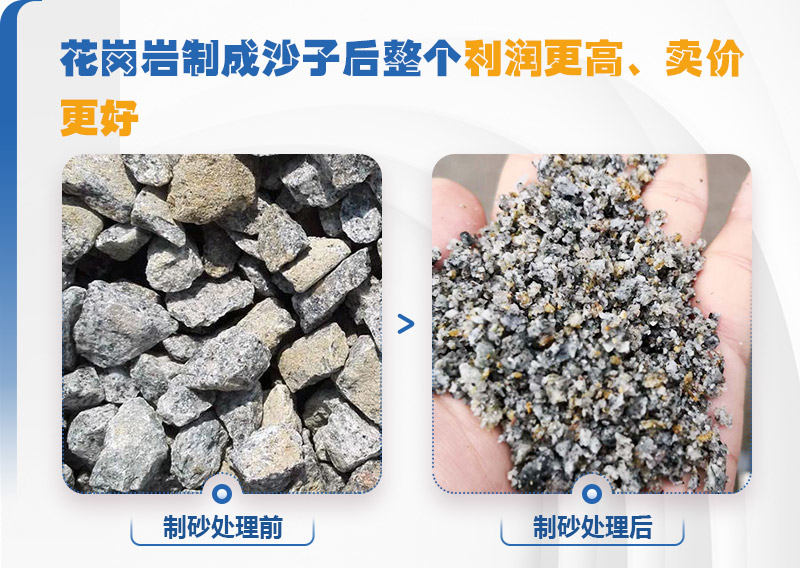 花崗巖制砂質量怎么樣？用什么設備好？