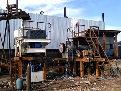 安微滁州時產(chǎn)200噸玄武巖制砂生產(chǎn)線