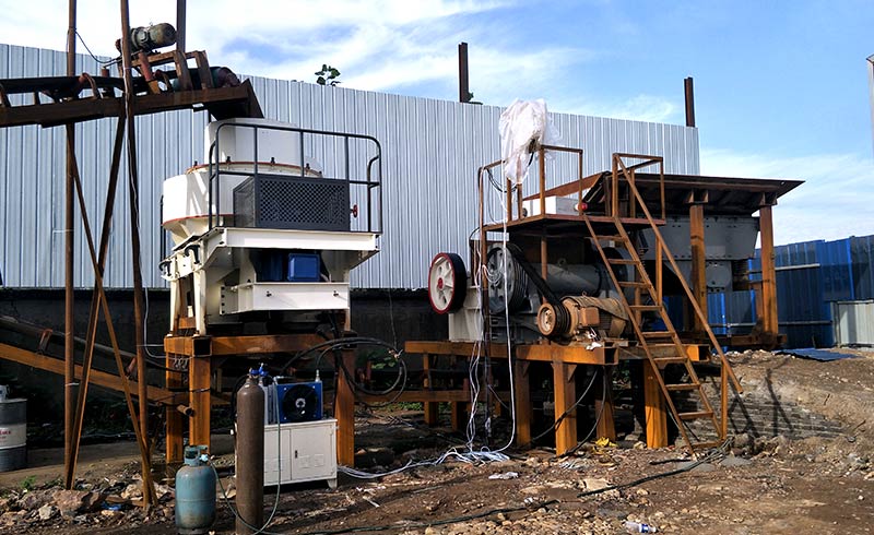 安微滁州時(shí)產(chǎn)200噸玄武巖制砂生產(chǎn)線