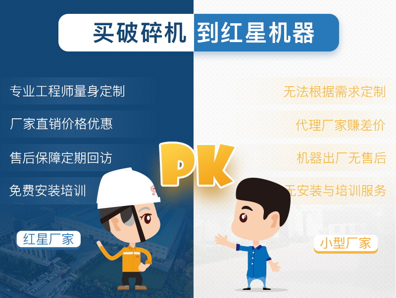 買破碎機(jī)，到紅星
