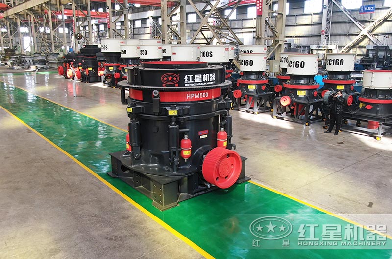 500圓錐破碎機(jī)產(chǎn)量如何？hp500圓錐破碎機(jī)作業(yè)視頻