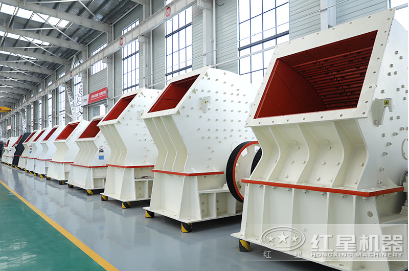 錘式碎石機(jī)，一次破碎一次成型
