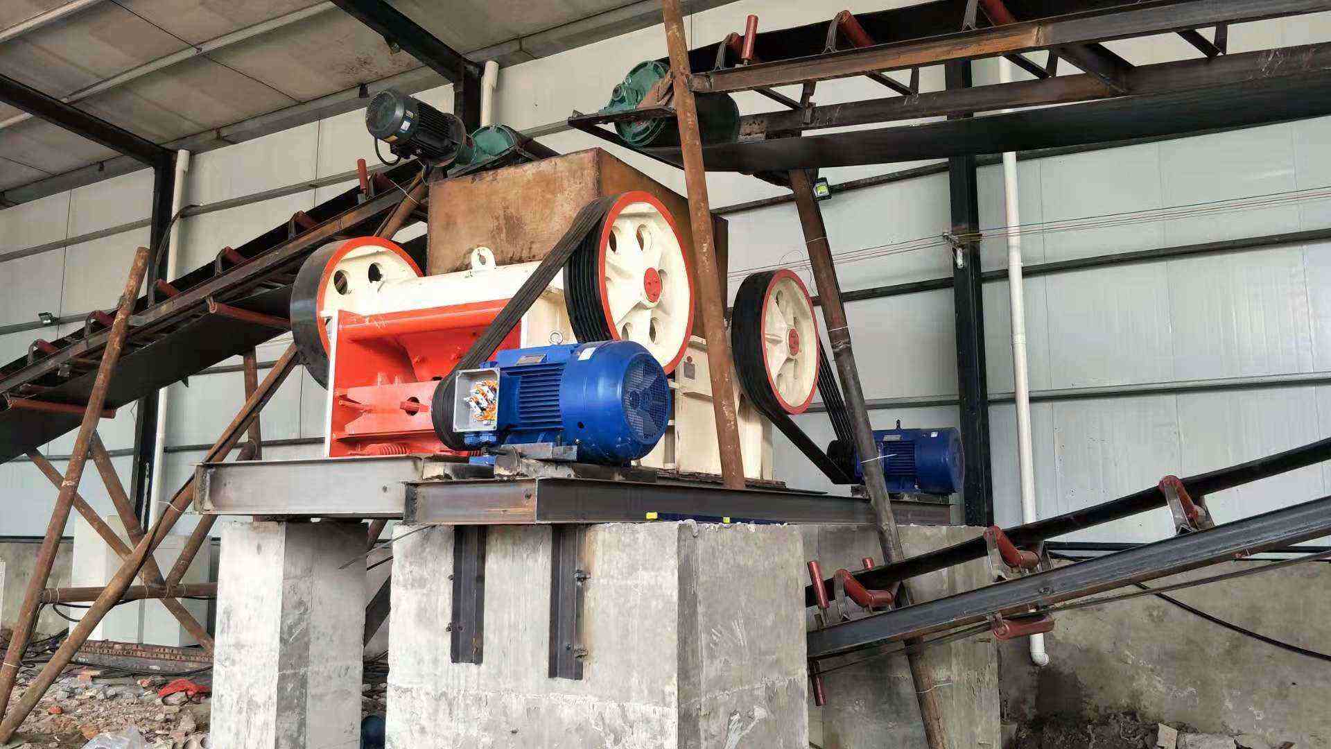 焦作石灰石破碎制砂生產(chǎn)線