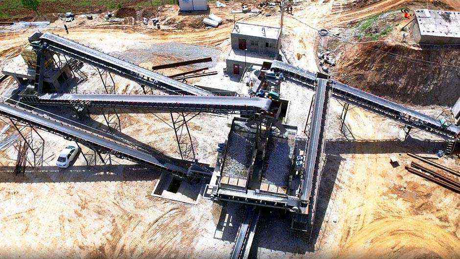 桐柏破碎生產(chǎn)線現(xiàn)場