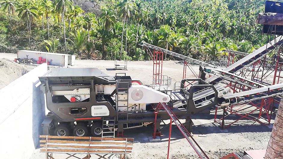 菲律賓移動破碎生產(chǎn)線